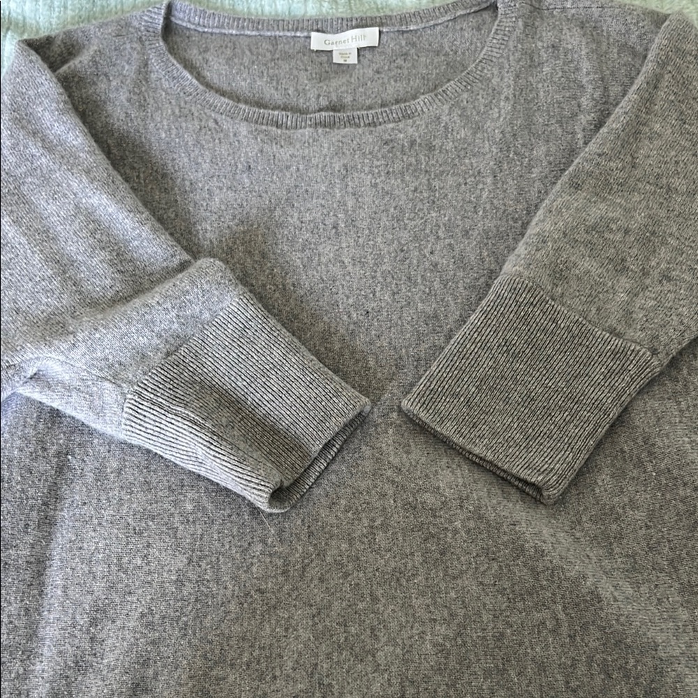Cozy Cashmere Gray Sweater